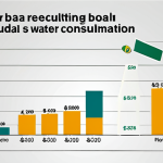 **

A professional, confident individual (gender neutral - consider a modern, stylish business look appropriate for Brazil or Portugal) presenting a slide showcasing a clear bar graph demonstrating a 30% reduction in water consumption, highlighting the monetary savings in *Reais* (R$) - R$500 mil - using a sleek, modern design aesthetic. The background hints at a modern, eco-conscious corporate environment. Focus on conveying success, impact, and data-driven results.

**