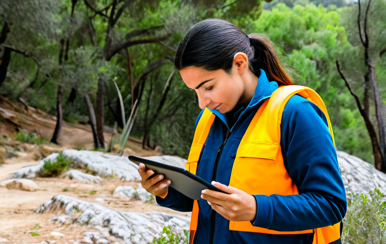 Environmental Engineer in Public Service**

"A fully clothed environmental engineer in appropriate attire, inspecting a pristine national park in Portugal. She's holding a tablet displaying environmental data. Background shows diverse flora and fauna, emphasizing conservation. Perfect anatomy, correct proportions, natural pose. Safe for work, appropriate content, professional, modest, family-friendly. High-quality, professional photography."

**