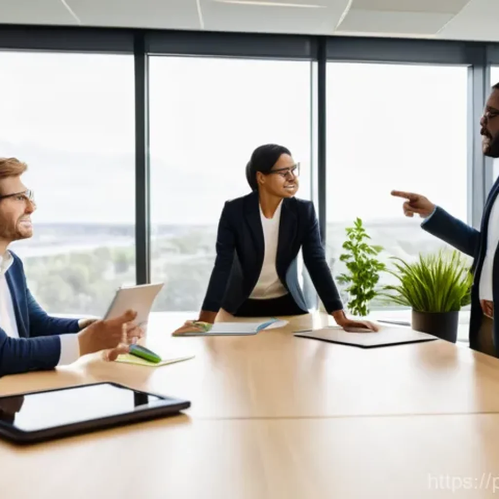 환경보건자격증의 활용성 - **Prompt:** A group of diverse, professional individuals in their late 20s to early 40s, dressed in ...