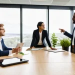 환경보건자격증의 활용성 - **Prompt:** A group of diverse, professional individuals in their late 20s to early 40s, dressed in ...